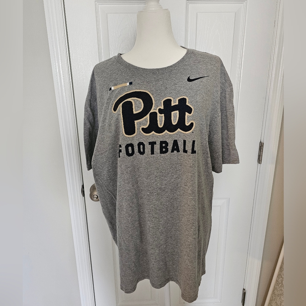 Nike Pitt Football Gray T-Shirt Size 3XL